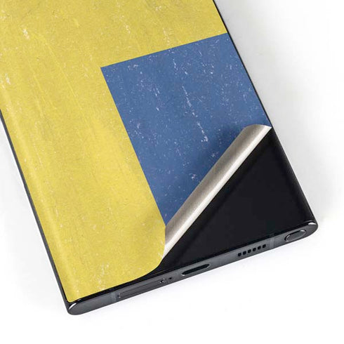 Sweden Flag Distressed Galaxy Skins